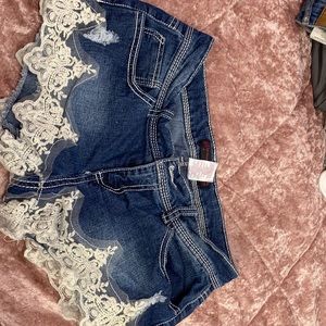 Jean shorts